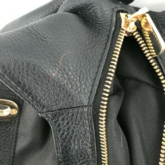 Vince Camuto Womens Black Soft Genuine Leather Top Handle Tote Handbag - Picture 12 of 12